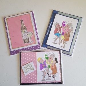 Set of 3 Handmade Birthday Cards